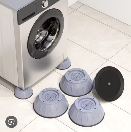 4Pcs Universal Anti-Vibration Feet Pads – Non-Slip Rubber Mats for Washing Machine & Furniture