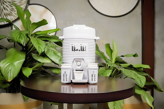 Mini Zamzam Water Dispenser – Haramayn Inspired 2L Water Dispenser with Cups