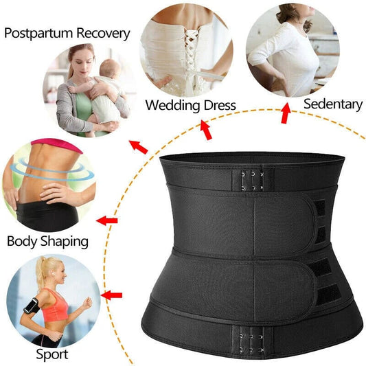 Waist Trainer Slimming Belt – Adjustable Tummy Control & Back Support