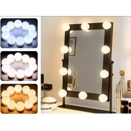 10 Bulbs Mirror Vanity Lights – LED Makeup Mirror Lighting Kit