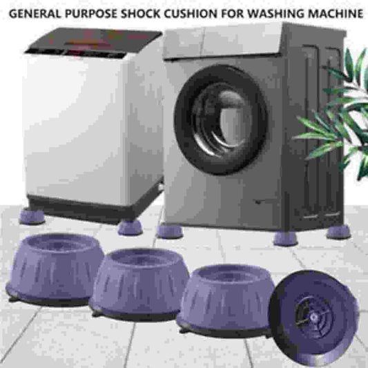 4Pcs Universal Anti-Vibration Feet Pads – Non-Slip Rubber Mats for Washing Machine & Furniture