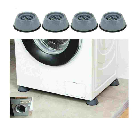4Pcs Universal Anti-Vibration Feet Pads – Non-Slip Rubber Mats for Washing Machine & Furniture