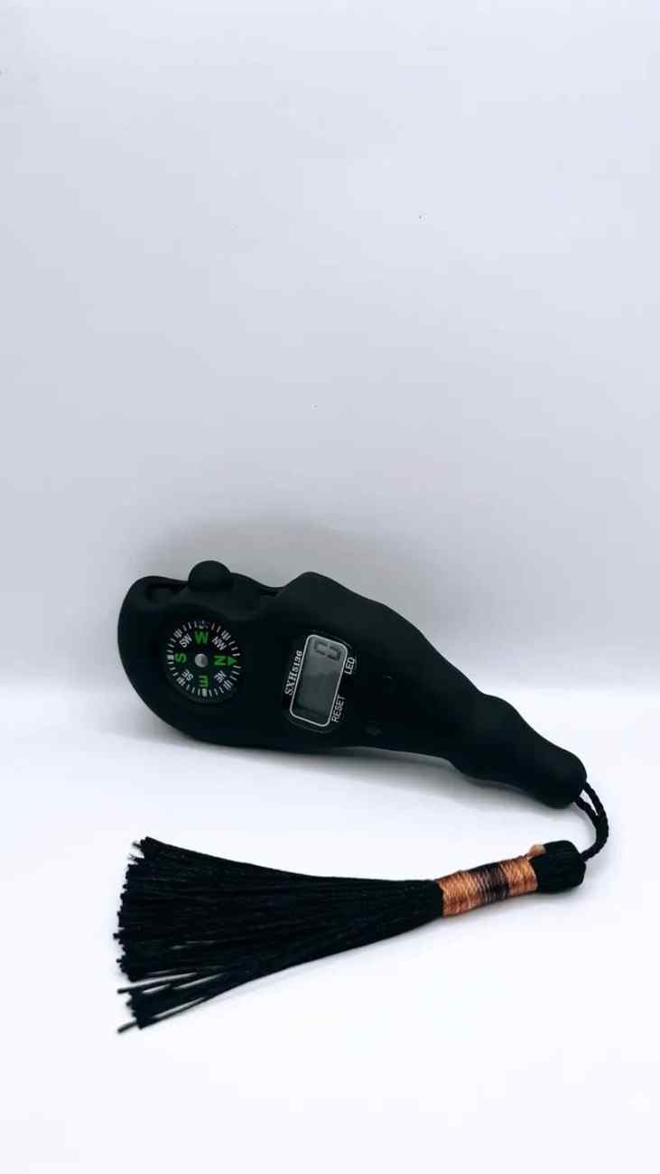 Digital Tasbeeh Counter with Qibla Compass – Portable Finger Dhikr Counter