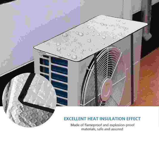 Split AC Outdoor Unit Heat Insulation Sheet – Sunshade Cover for AC Compressor