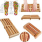Traditional Wooden Foot Roller Massager – Natural Wood Relaxation Tool