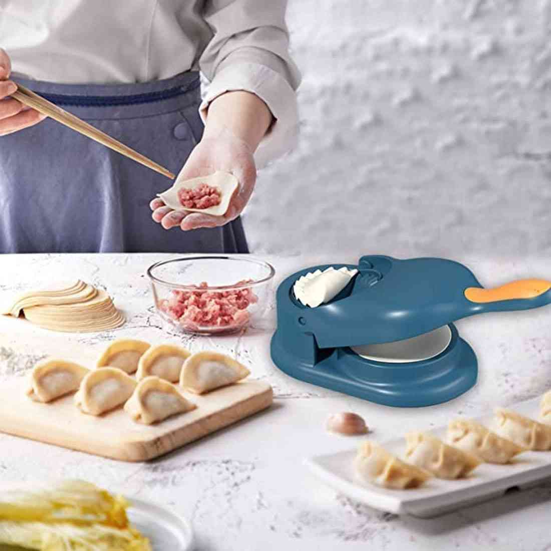 2-in-1 Dumpling Maker Press Mold – Quick & Easy Kitchen Tool