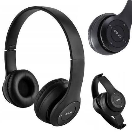 4-in-1 Bluetooth Headphones – Wireless Stereo Headset with FM Radio & MP3 Player