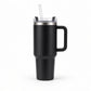 40oz Insulated Tumbler with Handle – Stainless Steel Vacuum Travel Cup