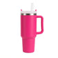 40oz Insulated Tumbler with Handle – Stainless Steel Vacuum Travel Cup