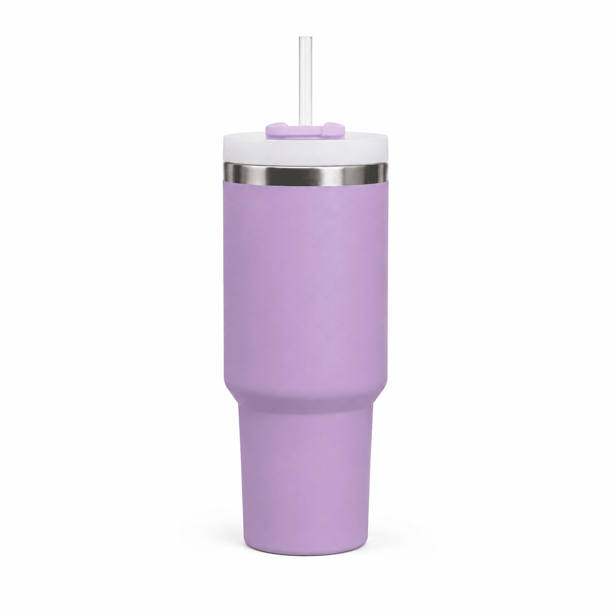 40oz Insulated Tumbler with Handle – Stainless Steel Vacuum Travel Cup