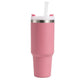 40oz Insulated Tumbler with Handle – Stainless Steel Vacuum Travel Cup