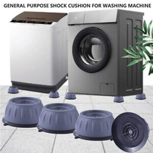 4Pcs Universal Anti-Vibration Feet Pads – Non-Slip Rubber Mats for Washing Machine & Furniture