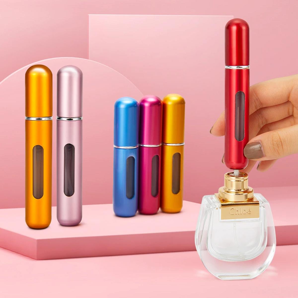 5ml Mini Refillable Perfume Spray Bottle – Portable Travel Atomizer