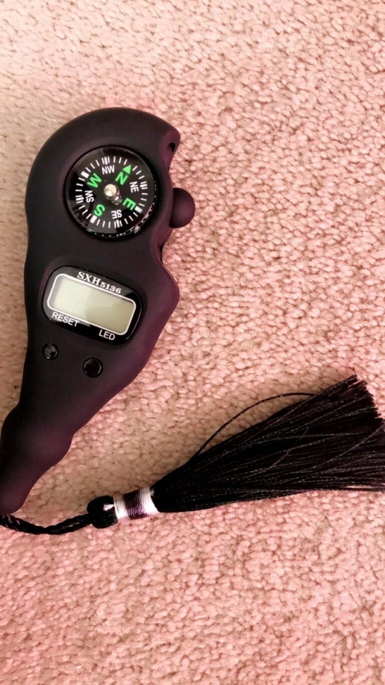 Digital Tasbeeh Counter with Qibla Compass – Portable Finger Dhikr Counter