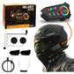 K06A Motorcycle Helmet Bluetooth Headset – Wireless Helmet Intercom with Noise Reduction