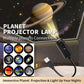 Moon & Earth Starry Sky Projector Lamp – USB Galaxy Night Light for Room Decoration