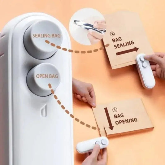 Portable Mini Bag Sealer – Handheld Rechargeable Heat Sealer for Food Storage