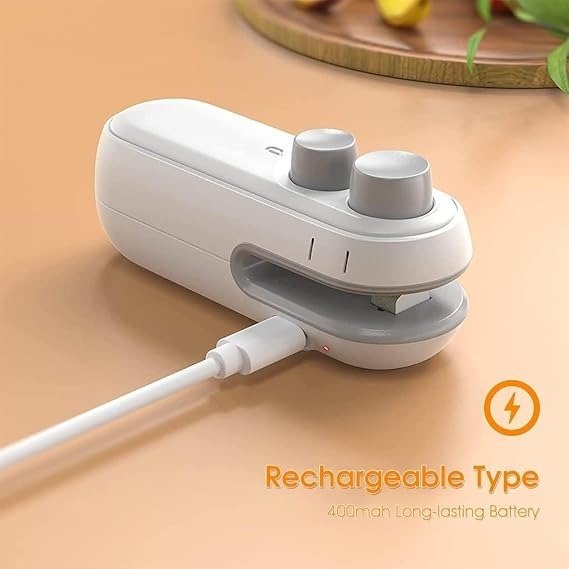 Portable Mini Bag Sealer – Handheld Rechargeable Heat Sealer for Food Storage