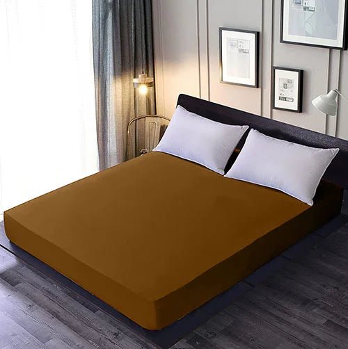 Premium Waterproof Mattress Protector – Soft Terry Fitted Cover for Double & King Size Beds