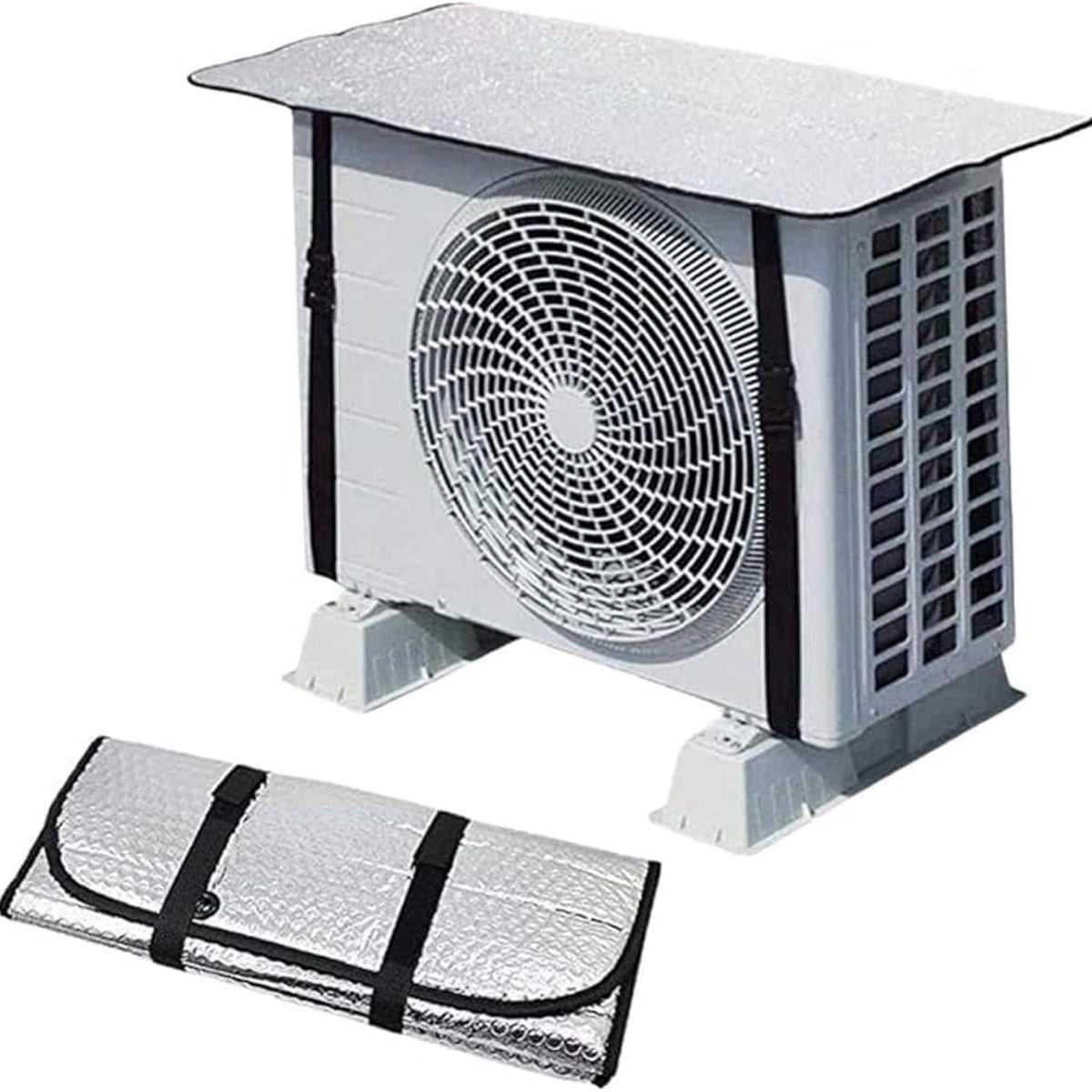 Split AC Outdoor Unit Heat Insulation Sheet – Sunshade Cover for AC Compressor