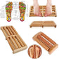 Traditional Wooden Foot Roller Massager – Natural Wood Relaxation Tool