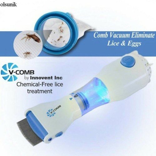 V-Comb Head Lice Treatment Device – Chemical-Free Electric Lice Vacuum