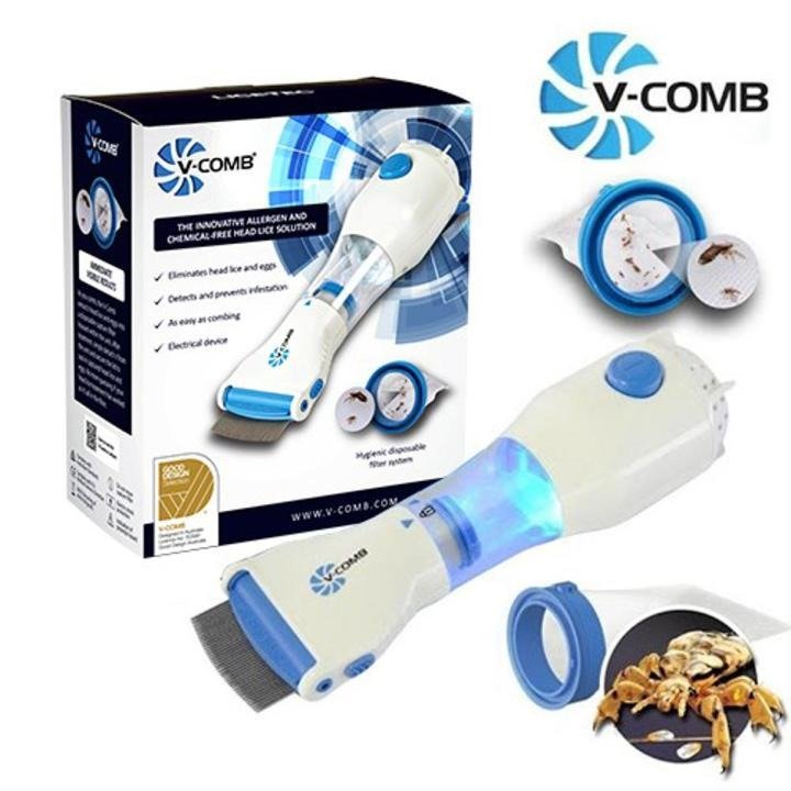 V-Comb Head Lice Treatment Device – Chemical-Free Electric Lice Vacuum