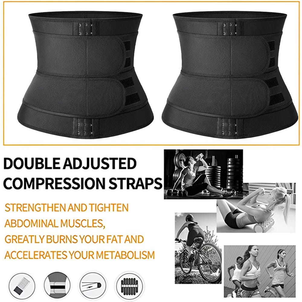 Waist Trainer Slimming Belt – Adjustable Tummy Control & Back Support